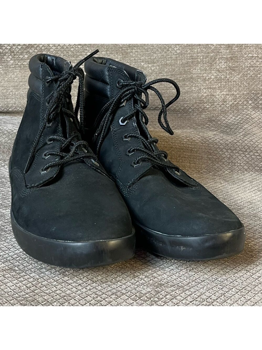 Timberland Ortho lightweight Black nubuck suede sneaker boot size 10 EUC